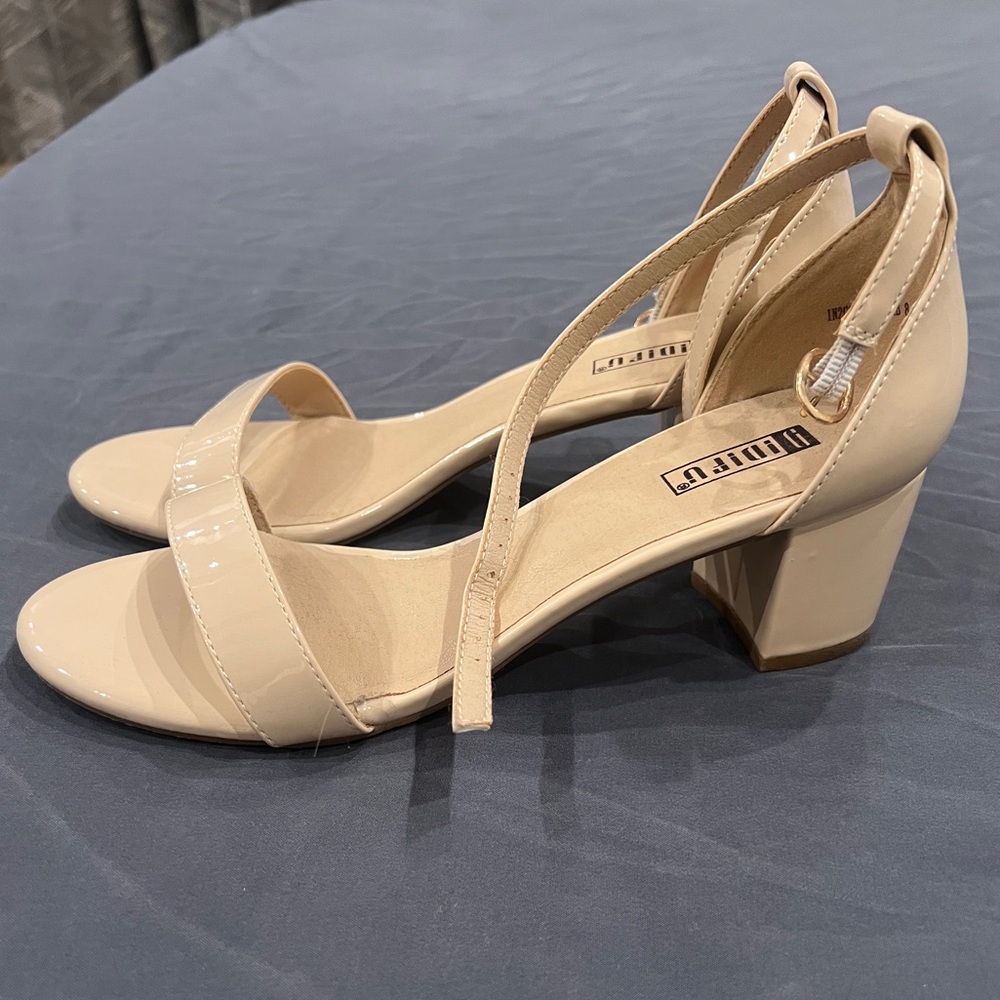 IDIFU Women's Cookie-LO Low Block Heel Sandals size 8.5